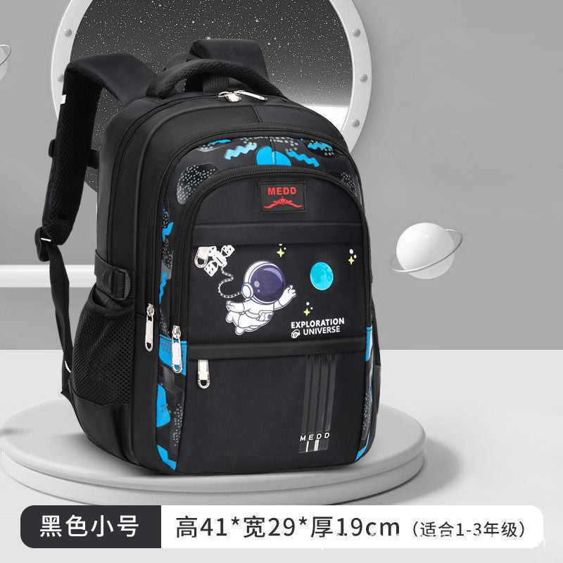 Backpack for grades 3-6, junior high school, large capacity, weight-reducing, spine-protecting, elementary school student schoolbag, breathable straps, storage