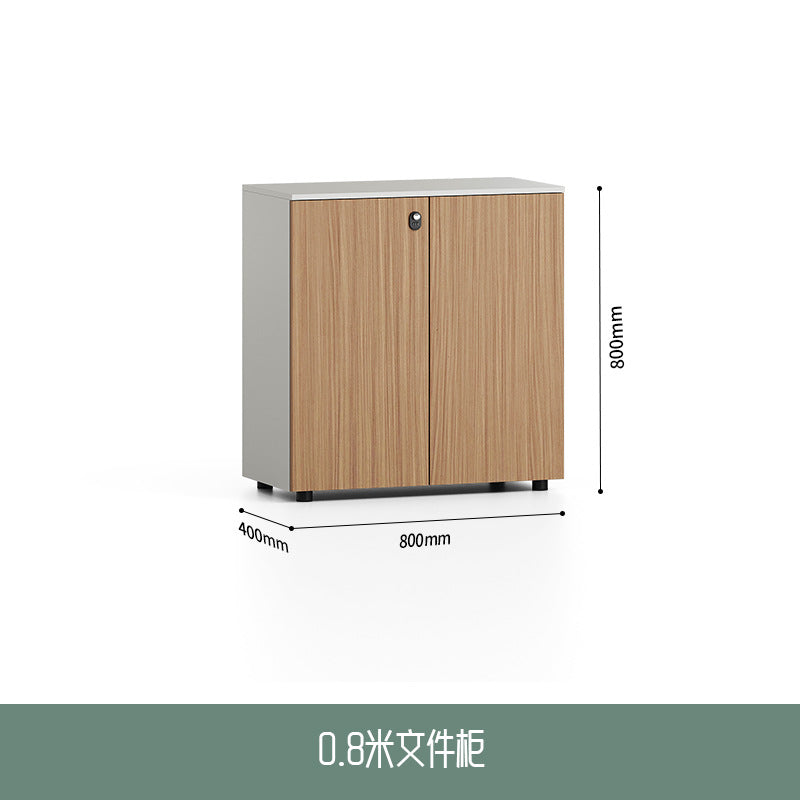 New arrival file cabinet low cabinet information cabinet wooden lockable file cabinet office storage side cabinet partition cabinet