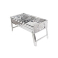 Zibo bbq grill - smokeless outdoor & indoor stainless steel bbq grill - foldable charcoal grill for bbq & tea brewing