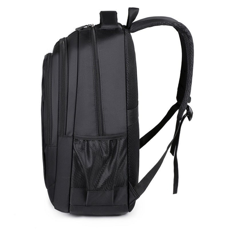 Cross-border backpack men and women junior high school high school college students Oxford cloth North American schoolbag large capacity European travel backpack