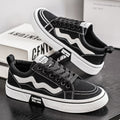 Men's canvas shoes 2025 new winter anti-slip athletic sneakers summer breathable red versatile casual men's shoes