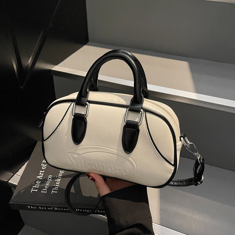 Retro fashion foreign style handbag women's 2025 summer new textured small square bag personalized shoulder messenger bag women