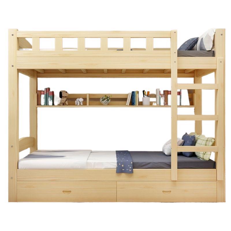 Solid wood bunk bed, children's bunk bed, mother-in-law bed, adult bunk bed, dormitory bed, pine double bunk bed