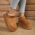Plus size women's snow boots for export - new autumn/winter  collection: thick-soled, fleece-lined, extra thick, warm cotton shoes for women