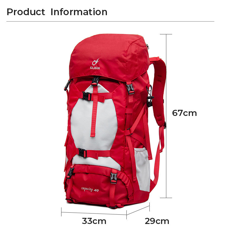 Outdoor hiking bag wholesale 50L travel backpack large capacity lightweight light camping hiking backpack