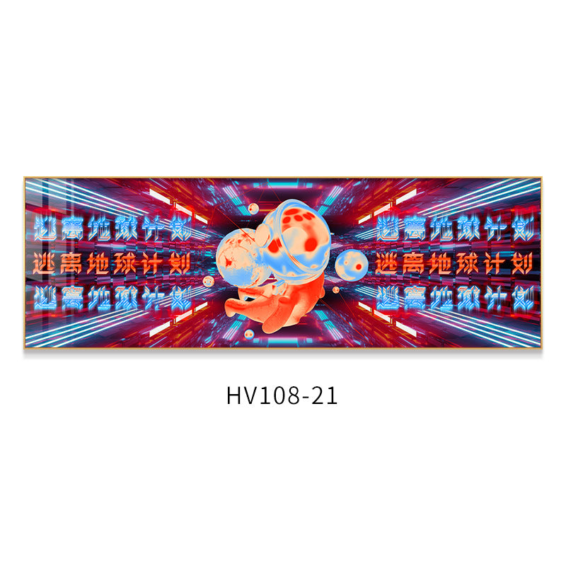 KTV box decoration painting hanging painting club room bar nightclub LED with light luminous lighting background wall mural