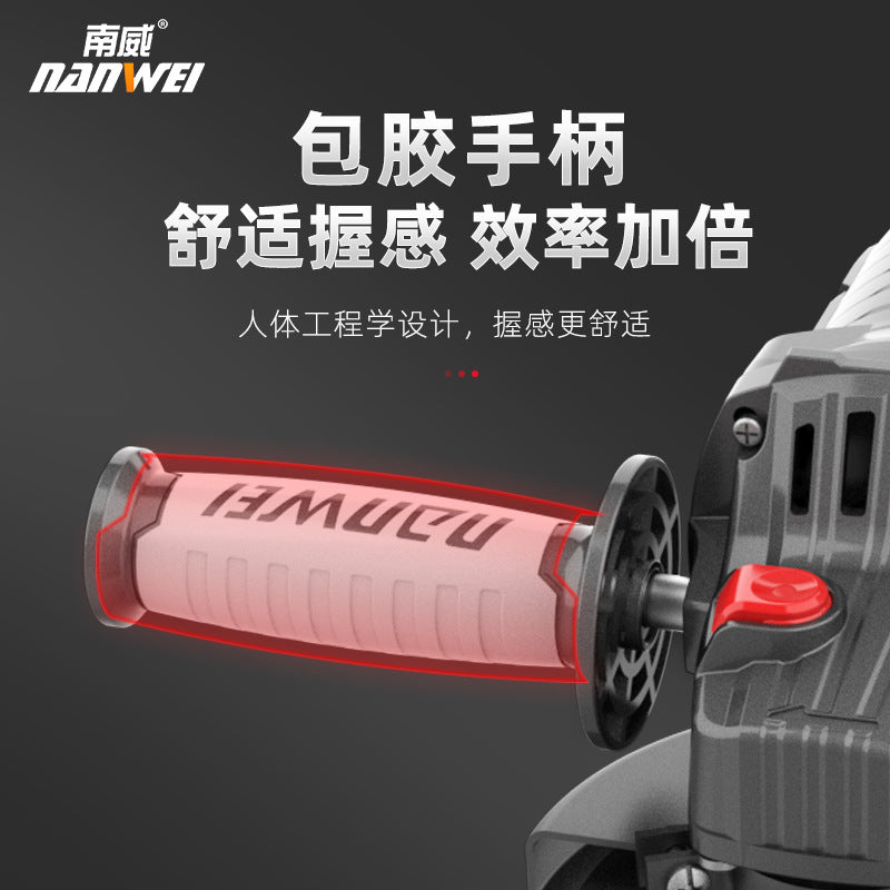 Nanwei brushless lithium electric angle grinder multi-purpose polishing machine cutting machine grinder angle grinder hand grinding wheel wholesale