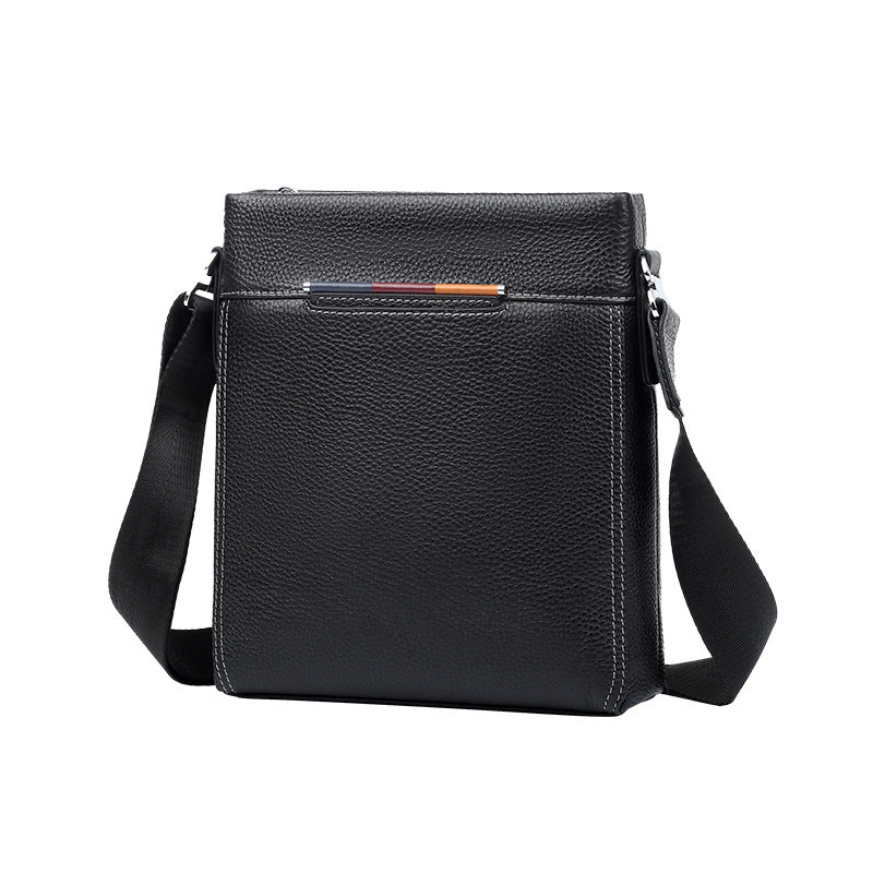 New leather men's shoulder bag fashion casual men's bag business senior sense bag versatile men's messenger bag
