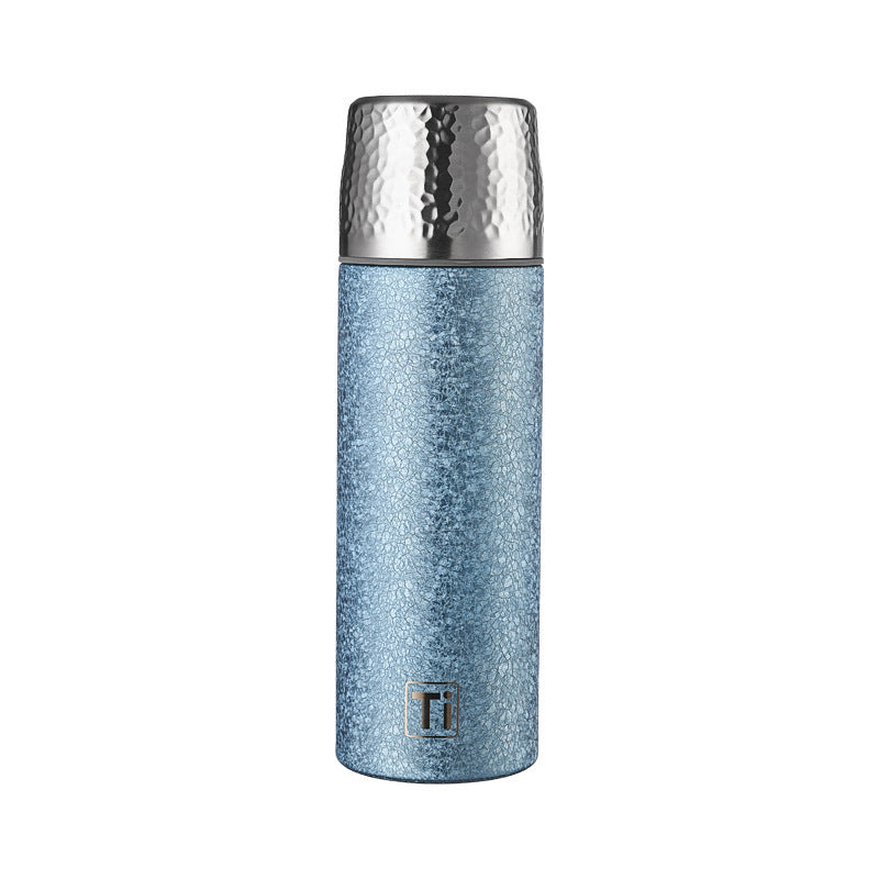 New arrivalaccessible luxury titanium-coated thermos cup business style gift office cup tea water separation portable tea cup wholesale