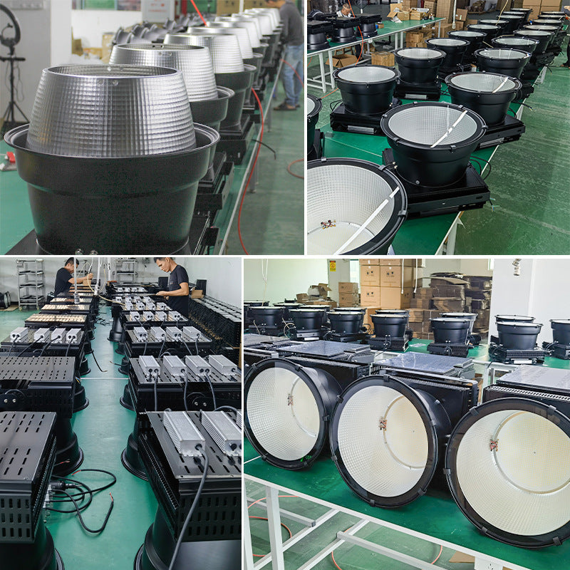 LED tower crane light 1500W high power construction star waterproof lighting outdoor engineering site searchlight spotlight