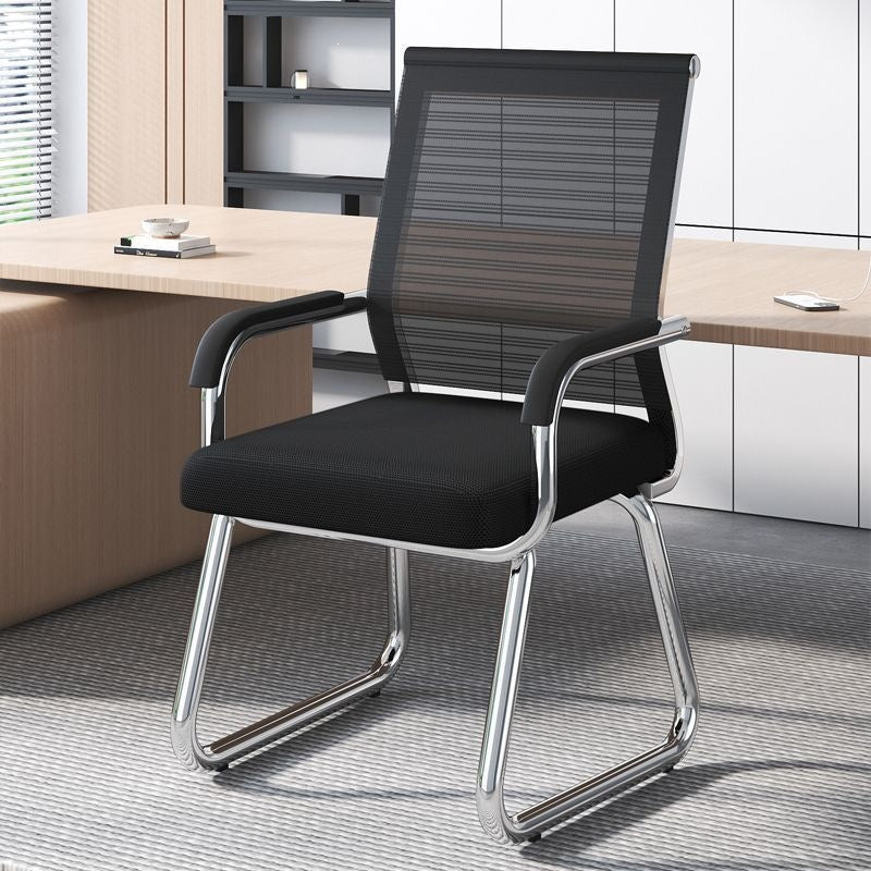 Minimalist modern office chair - comfortable ergonomic computer chair - curved conference chair - mahjong chair - student dormitory backrest chair