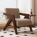 Solid wood sofa chair living room medieval style single chair for home balcony richard casual back chair