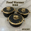 Food warmer 3pcsexportclassy large-capacity insulated lunch box 1.5l-2l-2.5l insulated tableware