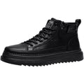 2026 spring new trendy casual sneakers chunky sole british style business men's shoes men's work boots martin boots