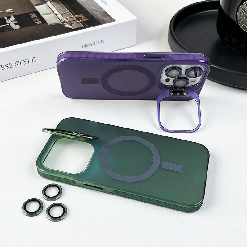 Laser color-changing imd phone case for iphone 16, apple 17 pro, with hardware lens protection and magnetic 15 series compatibility