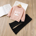 24winter christmas kidssweater chenille thickened boys and girls cartoon bear new year's greetings knittingsuit