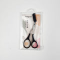 Ready-to-ship wholesale eyebrow trimming scissors for beginners, beauty and makeup tools, eyebrow shears, small scissors, new style eyebrow trimming scissors with comb