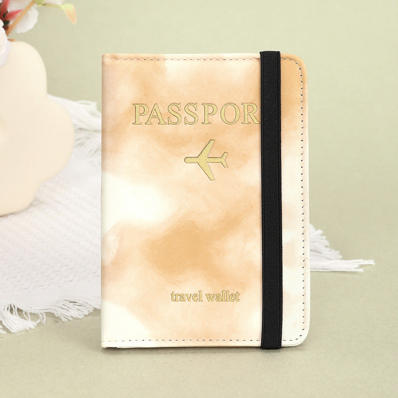 spot free shipping RFID US passport cover multi-functional passport bag passport card cover integrated storage leather bag