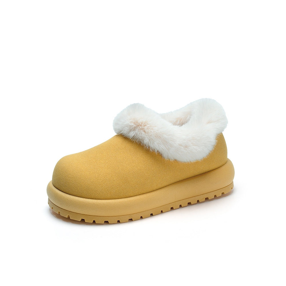 summer new arrival: plus-size women's casual comfort fleece-lined slippers - stylish outerwear wholesale