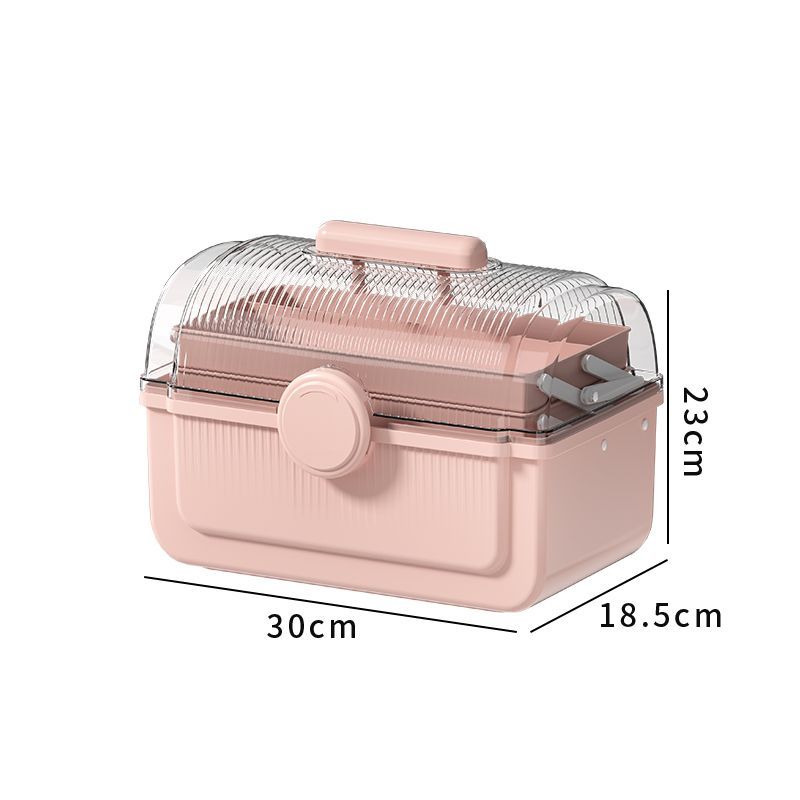 Medicine box storage box household portable multi-layer medical box home version medicine box large capacity transparent medicine storage box