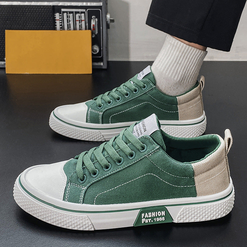 Trendy sneakers: 2026 spring new arrivals - soft sole, breathable, casual sports skate shoes. anti-slip, wear-resistant, versatile bestseller canvas shoes for men