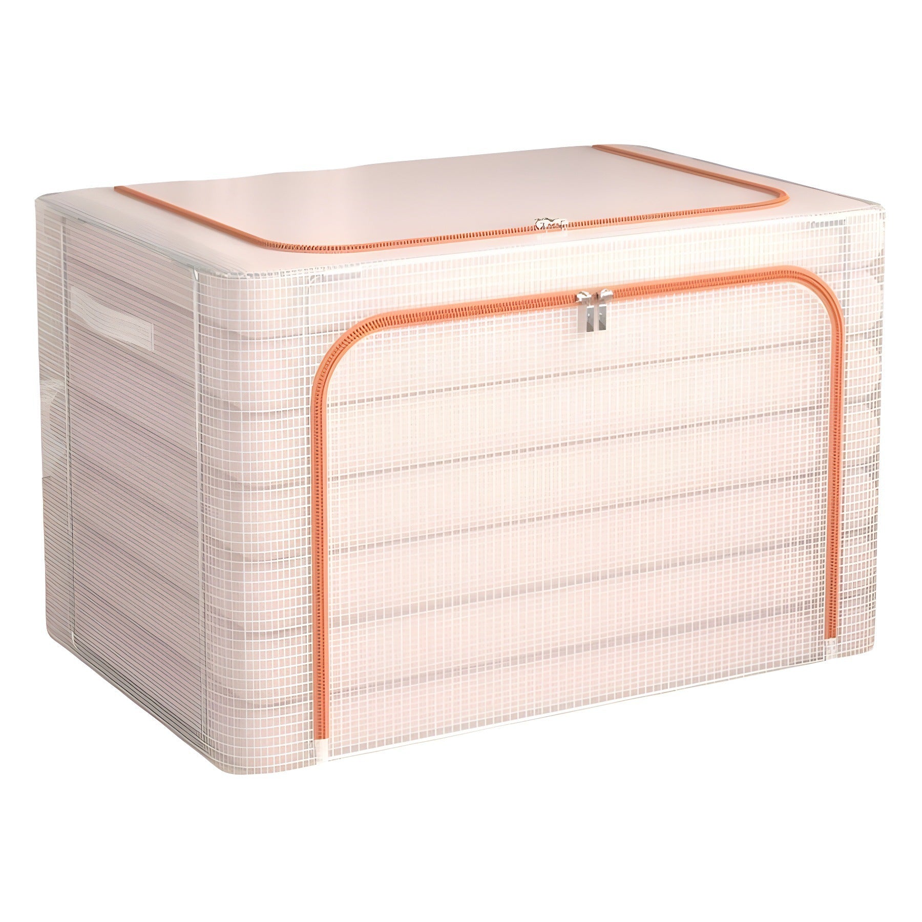 Bedroom new transparent PVC fabric clothing storage box dormitory finishing thickened large-capacity quilt Baina box