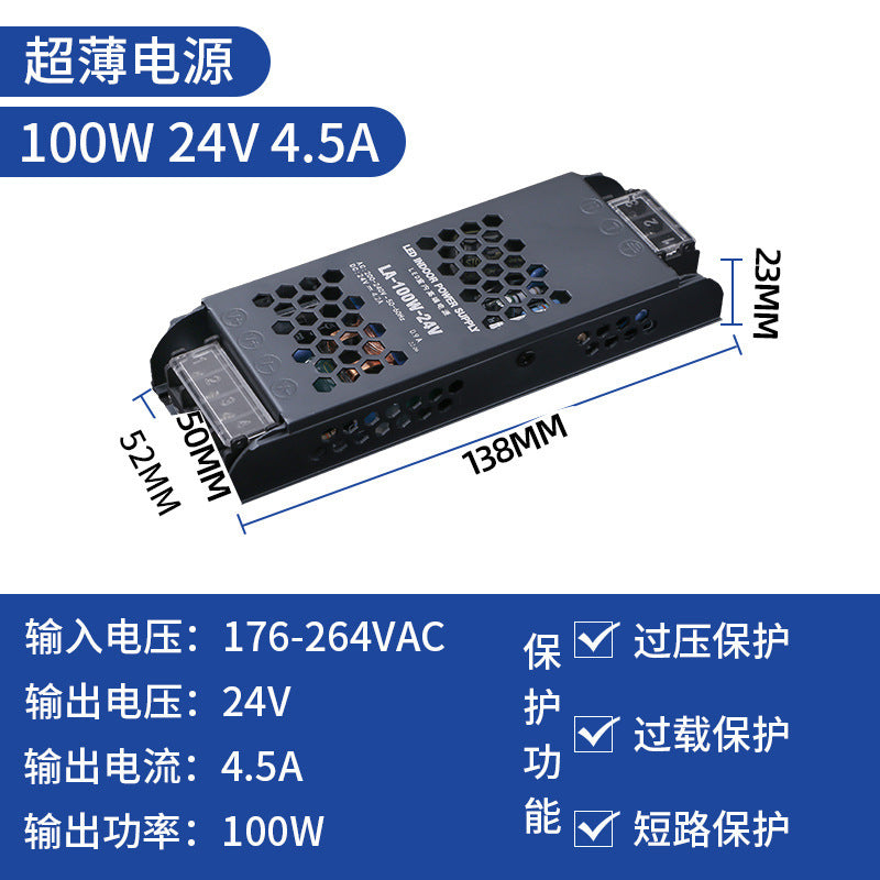 220v to dc 24v led strip light power supply - black diamond switching power supply - 60w 200w 300w 400w transformer