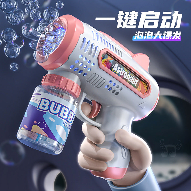 new space-themed automatic bubble machine - kids' toy, handheld bubble blower for boys and girls, birthday gift