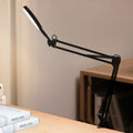 Clip-on desk lamp - long arm, foldable, designer style - ideal for reading, drawing, and computer work