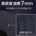 Fitness mat manufacturer: high-density black mat, legendary mat, thickened pvc sports jump rope shock-absorbing sound-proofing mat