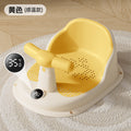 [enlarged] crown bath chair - yellow (temperature sensing model) [dual-purpose/learning chair/bath stool]