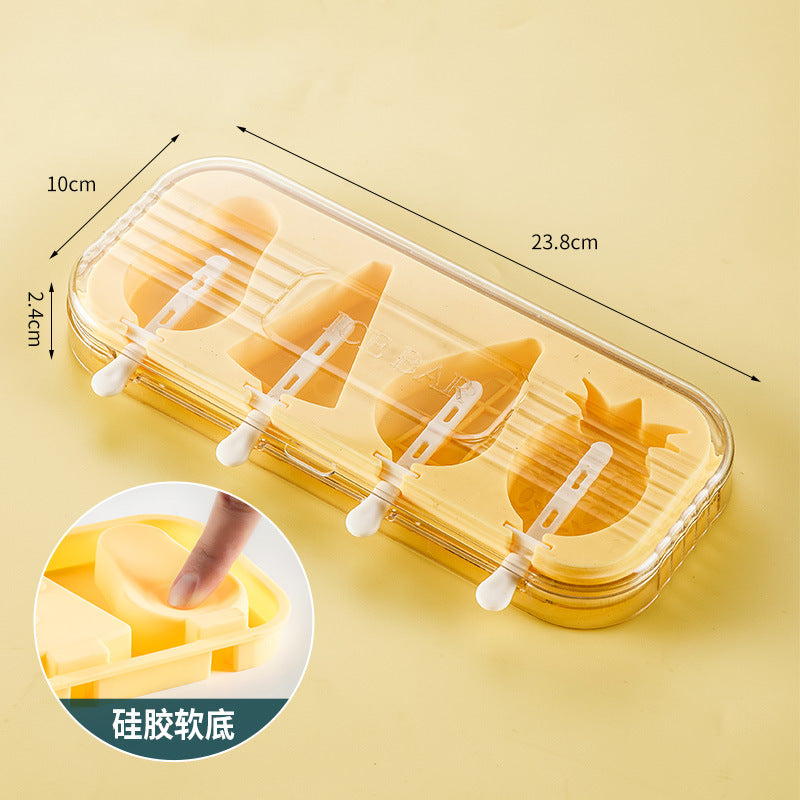 Ice cream mold for home making popsicles, ice cream, ice cubes, cheese sticks, food grade silicone mold homemade