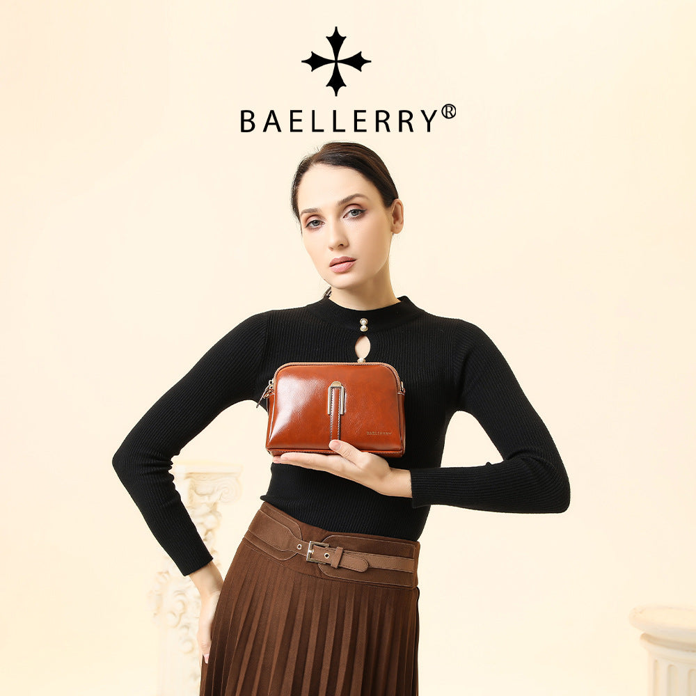 Baellerry new women's bags  European and American niche shoulder bags casual fashion versatile messenger women's bags