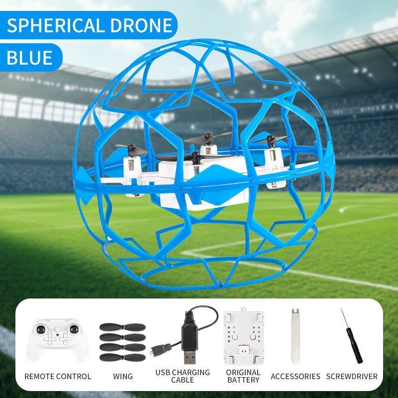 New remote control competition soccer drone - specifically designed for competitive play, teaching, and training - quadcopter soccer aircraft