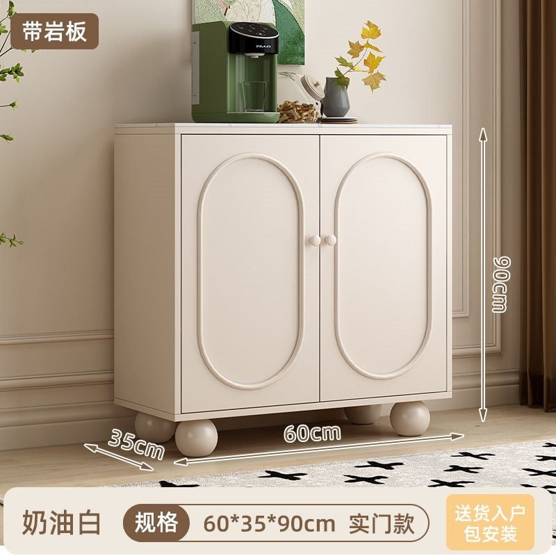 Solid wood sideboard, storage cabinet, french wall cabinet, storage cabinet, cream style tea cabinet, kitchen cabinet