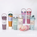 New arrival high-looking owala fruit cup outdoor portable satchel car cup 304 stainless steel straw thermos cup