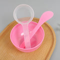 Beauty tool mask bowl stick spoon three-piece set plastic stirring stick 50ml measuring spoon with scale individually packaged