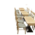 Mizumura bibimbap same style catering restaurant solid wood stool restaurant table and chair combination commercial noodle shop fast food table table