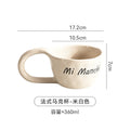 Simple stylish ceramic drinking cup office afternoon tea good-looking milk coffee cup breakfast cup stylish good-looking