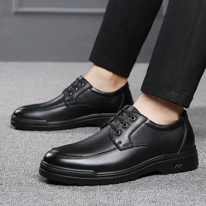 New arrival business formal leather shoes men's casual wedding groom british heightening summer breathable youth pointed toe men's shoes
