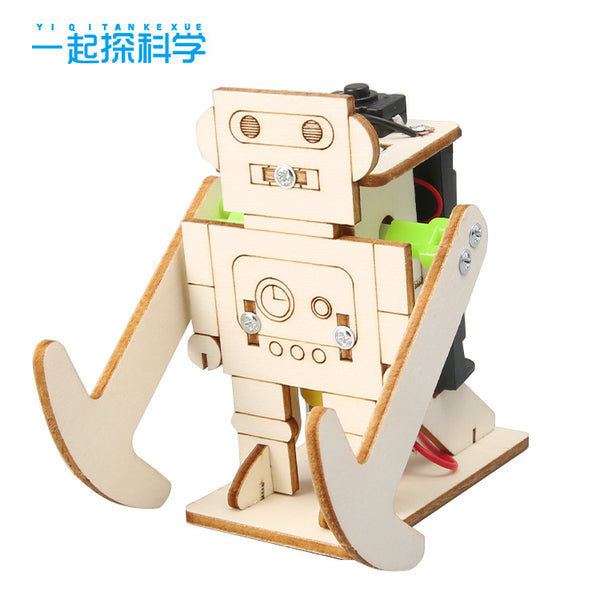 Technology Small Production DIY Walking Robot Primary School Educational Science Experiment STEM Technology Toy Wholesale