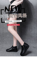 Thickenedheattech middle-aged and elderly cotton shoes women's winterladieswear shoes fleece-linednon-slipflats soft bottom plaid grandma leather shoes