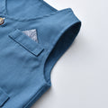 Boys' european and american style vest and pants set - autumn  collection - gentleman outfit for kids - perfect for baby's birthday, first birthday celebration, and stylish occasions