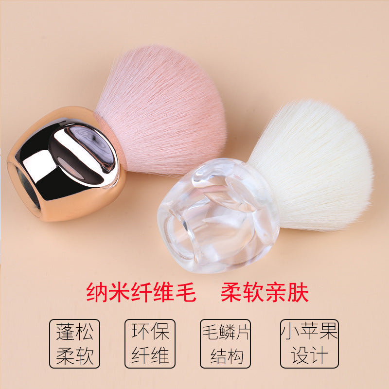 Mini portable powder brush finger storage quick touch-up makeup nail art dust brush foundation blush brush makeup brush