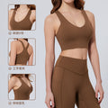 Amazon's new i-shaped bubble wrap sports vest for women running to shrink secondary breasts yoga bra high-strength sports intimates