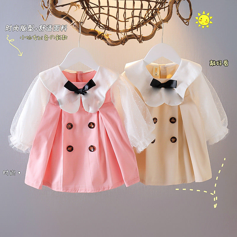 Baby girl dress - spring/autumn chic - kids' first birthday dress - little girl princess dress - spring collection