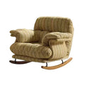 Retro sofa chair rocking chair living room for home lazy sofa adult recliner popular casual reclining rocking chair