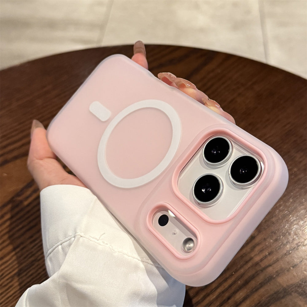 Matte jelly case 2-in-1 apple 17 fashion phone case, compatible with iphone 15, drop-proof minimalist protective cover 16