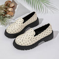 labeling & fulfillment: women's casual flats - spring  new arrivals - bowknot & polka dot design