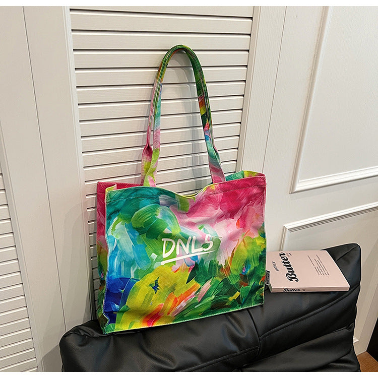 Cross-border fashion temperament high-end bag braided bag seaside vacation beach tote bag texture large-capacity messenger bag